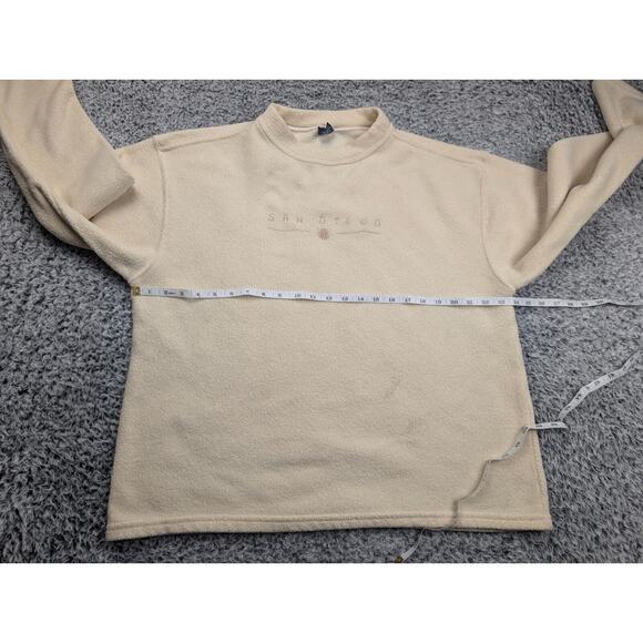 Vintage San Diego Ca Sweatshirt Adult Extra Large Beige Embroidered Destination - Picture 4 of 7